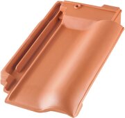 E 58 S Lotus Air® - Ridge connection verge tile right Lotus air® red | Image product range | © © ERLUS AG 2021