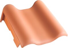 E 58 SL - Pent roof verge tile left Natural red | Image product range | © © ERLUS AG 2021