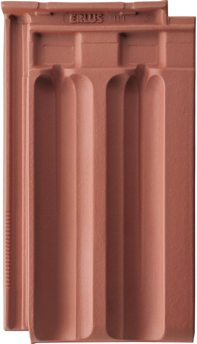 Falzziegel (Interlocking Tile) - Sinterfalz Sinter red | Image standard tiles | © © ERLUS AG 2021