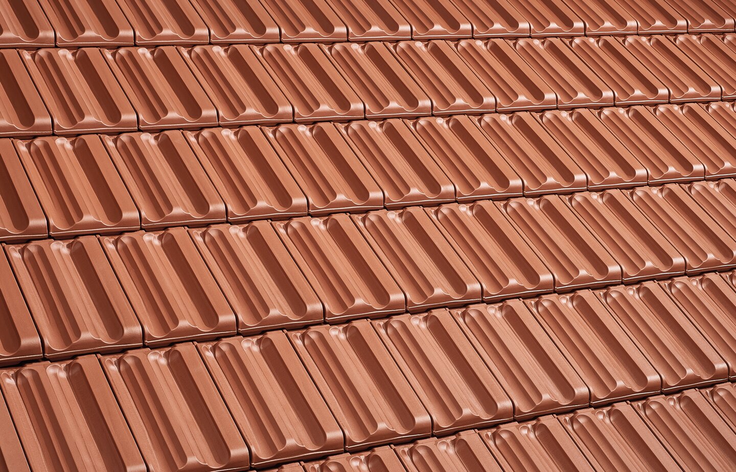 Falzziegel (Interlocking Tile) - Copper brown | Image roof surface | © © ERLUS AG 2021