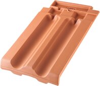 Großfalzziegel - Double roll tile Natural red | Image product range | © © ERLUS AG 2021