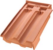 Großfalzziegel - Verge tile right Natural red | Image product range | © © ERLUS AG 2021