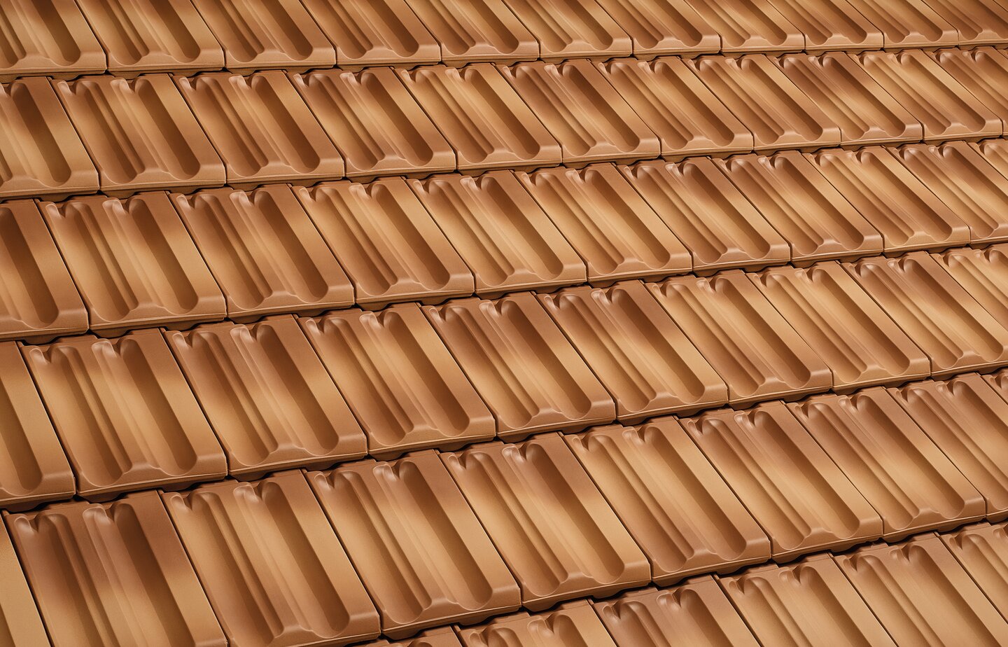 Großfalzziegel - Sepia | Image roof surface | © © ERLUS AG 2021