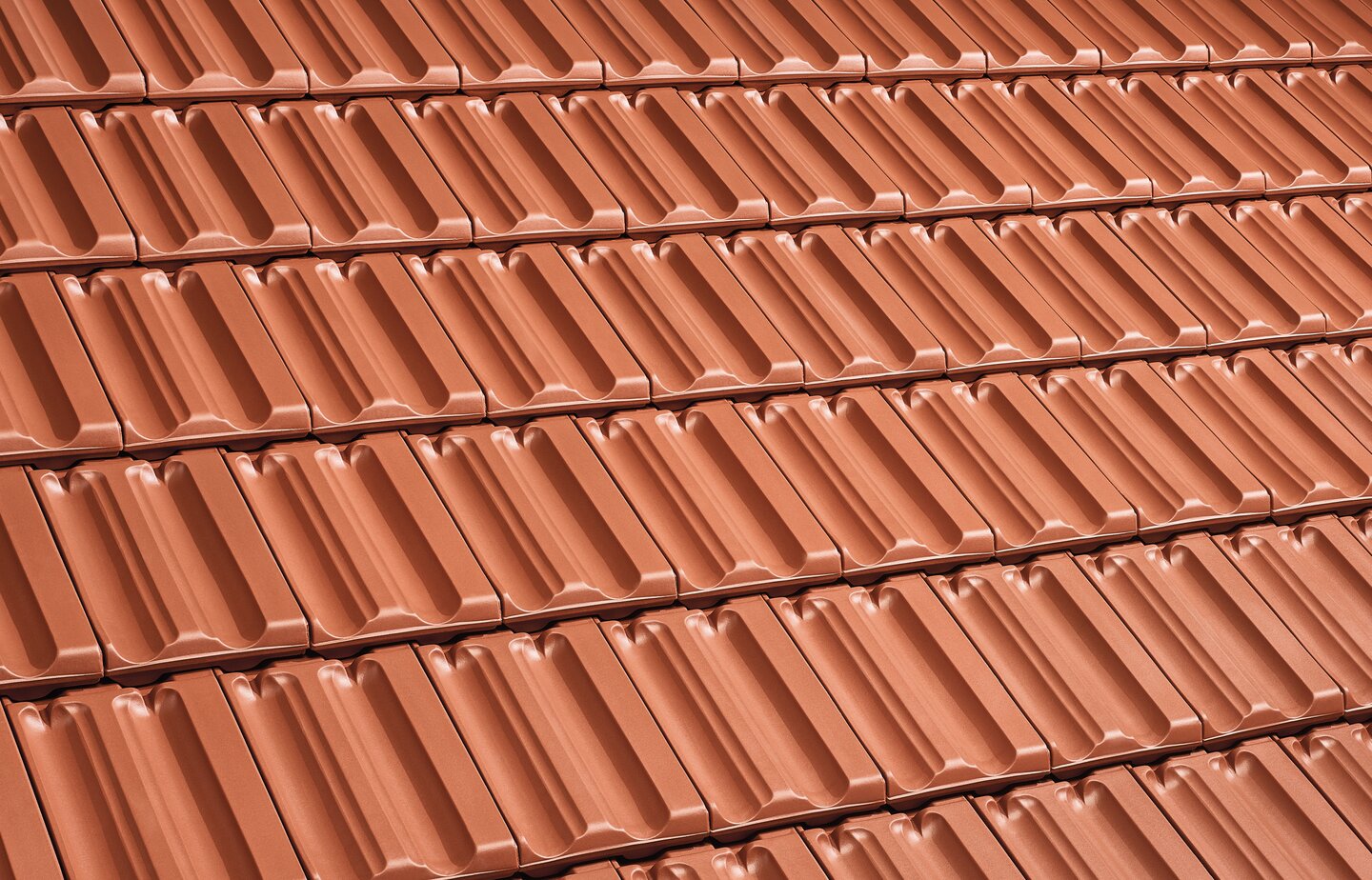 Großfalzziegel - Red | Image roof surface | © © ERLUS AG 2021
