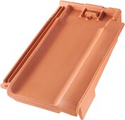 Reformpfanne SL - Verge tile right Natural red | Image product range | © © ERLUS AG 2021