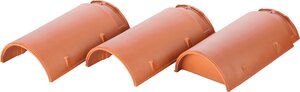 Ridge tile no. 15 Red | Image product range | © © ERLUS AG 2021