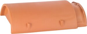 Ridge end tile no. 15 Natural red | Image product range | © © ERLUS AG 2021