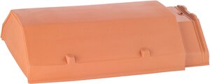 Ridge end tile no. 17 Natural red | Image product range