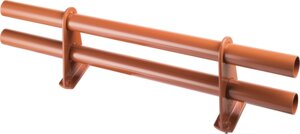 Aluminium snow guard tube, length 2 m naturrot/rot engobiert | Image product range | © © ERLUS AG 2021