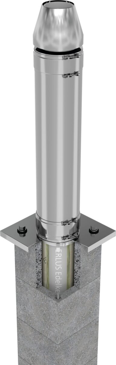 ACEV, ERLUS Schornsteinverlängerung ACEV - Rendering | © ERLUS AG 2018