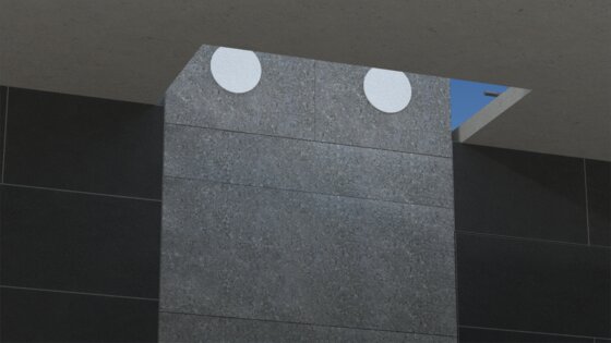 Anschluss Zwischendecke